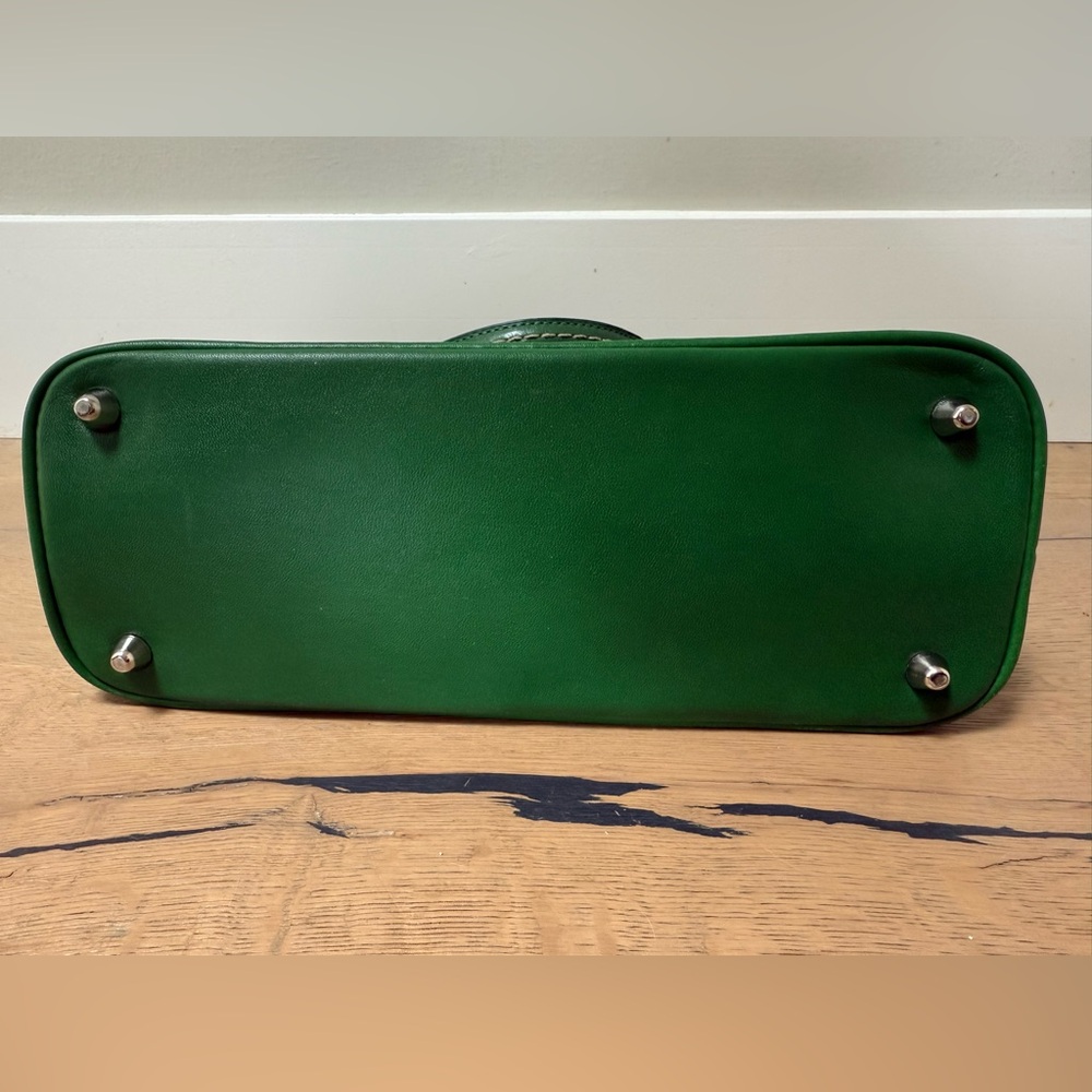 NWOT Vintage Coach Rare Green Hampton Carryall Satchel (E05S-7467) - Picture 9 of 16